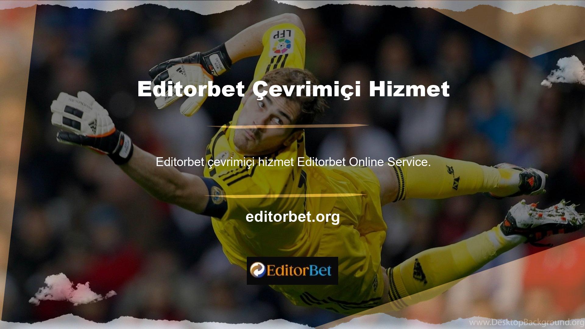 Editorbet Online Hizmet, TV sahnelerini izlemenize ve gerekli birçok işleve hızlı bir şekilde erişmenize olanak tanır